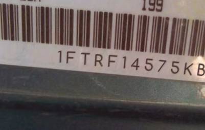 VIN prefix 1FTRF14575KB