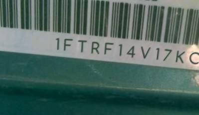 VIN prefix 1FTRF14V17KC