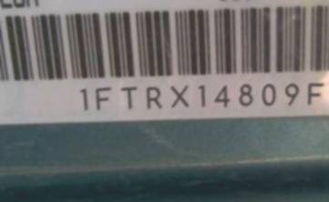 VIN prefix 1FTRX14809FA