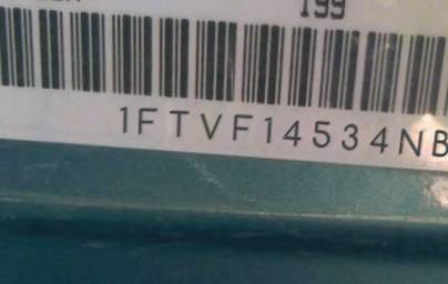 VIN prefix 1FTVF14534NB