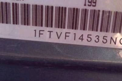 VIN prefix 1FTVF14535NC