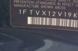 VIN prefix 1FTVX12V19KC