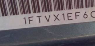 VIN prefix 1FTVX1EF6CKE