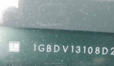 VIN prefix 1GBDV13108D2
