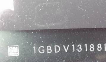 VIN prefix 1GBDV13188D1