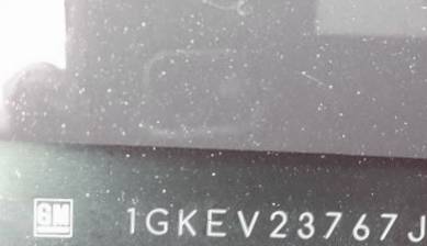 VIN prefix 1GKEV23767J1