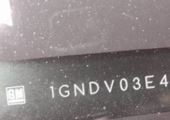 VIN prefix 1GNDV03E42D1