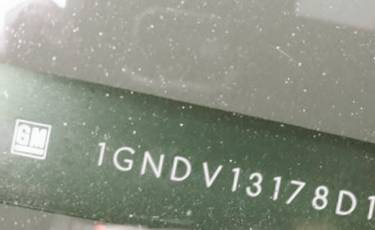 VIN prefix 1GNDV13178D1