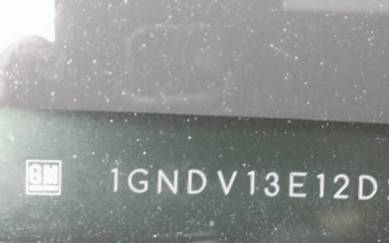VIN prefix 1GNDV13E12D2