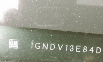 VIN prefix 1GNDV13E84D1