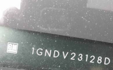VIN prefix 1GNDV23128D1