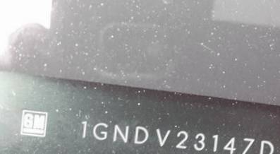VIN prefix 1GNDV23147D1