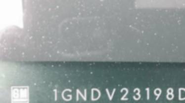 VIN prefix 1GNDV23198D1