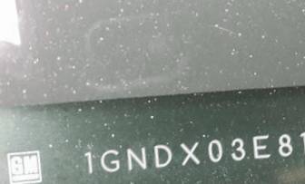 VIN prefix 1GNDX03E81D1