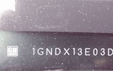 VIN prefix 1GNDX13E03D3