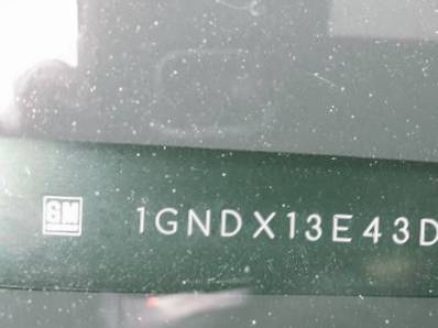 VIN prefix 1GNDX13E43D2