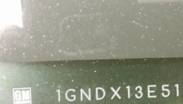 VIN prefix 1GNDX13E51D1
