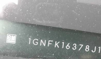 VIN prefix 1GNFK16378J1