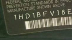 VIN prefix 1HD1BFV18EB0