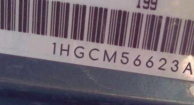 VIN prefix 1HGCM56623A1