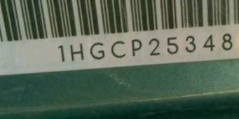 VIN prefix 1HGCP25348A1