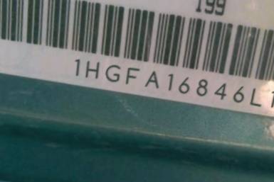 VIN prefix 1HGFA16846L1