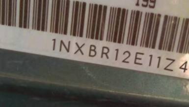 VIN prefix 1NXBR12E11Z4