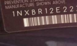 VIN prefix 1NXBR12E22Z5