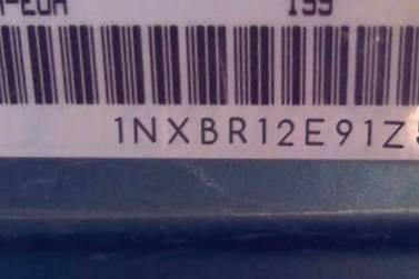 VIN prefix 1NXBR12E91Z5