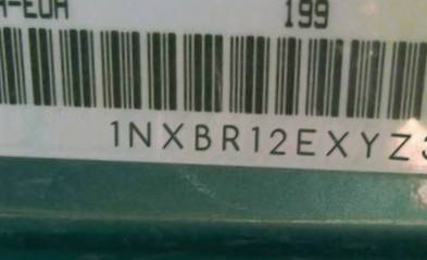 VIN prefix 1NXBR12EXYZ3