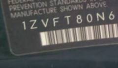 VIN prefix 1ZVFT80N6753