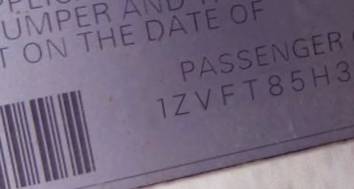 VIN prefix 1ZVFT85H3753