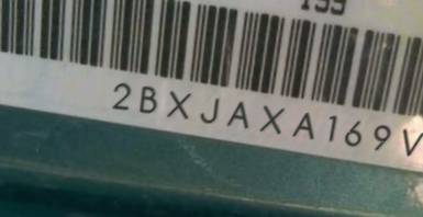 VIN prefix 2BXJAXA169V0
