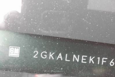 VIN prefix 2GKALNEK1F63