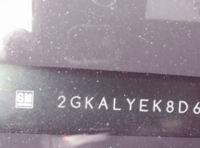 VIN prefix 2GKALYEK8D61