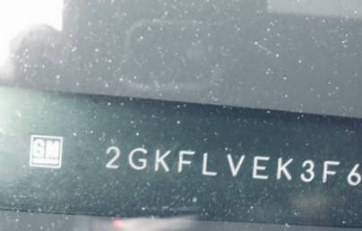 VIN prefix 2GKFLVEK3F63