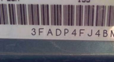 VIN prefix 3FADP4FJ4BM6