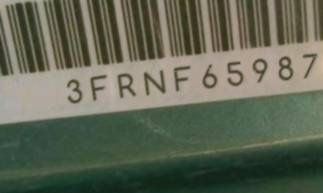 VIN prefix 3FRNF65987V3