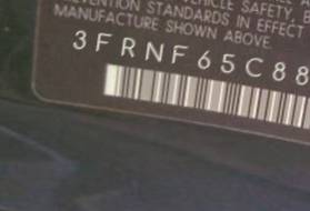 VIN prefix 3FRNF65C88V5