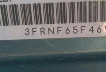 VIN prefix 3FRNF65F46V3