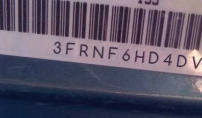 VIN prefix 3FRNF6HD4DV7