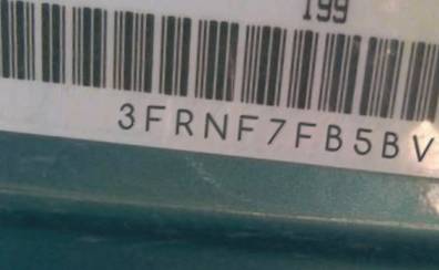 VIN prefix 3FRNF7FB5BV3