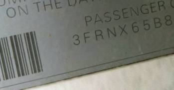 VIN prefix 3FRNX65B87V5