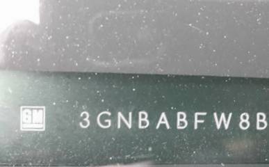 VIN prefix 3GNBABFW8BS5