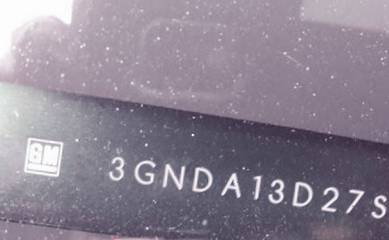 VIN prefix 3GNDA13D27S5