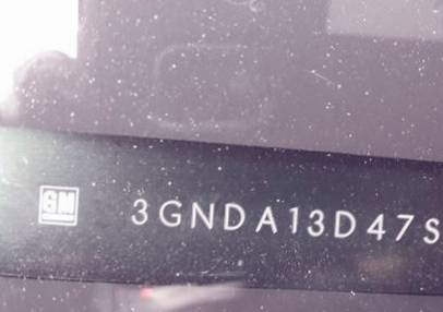 VIN prefix 3GNDA13D47S5