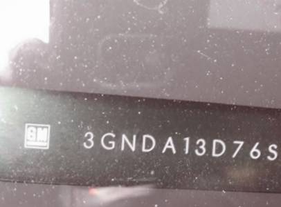 VIN prefix 3GNDA13D76S6