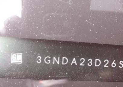VIN prefix 3GNDA23D26S5
