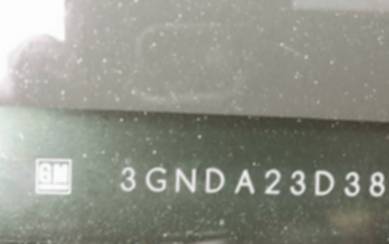 VIN prefix 3GNDA23D38S5