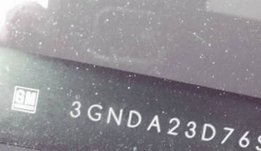 VIN prefix 3GNDA23D76S6